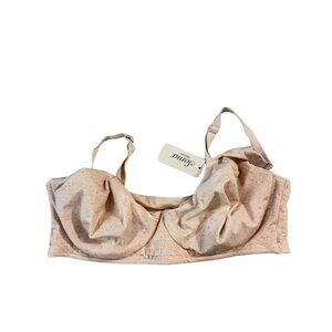 Soma Embraceable Reversible Bralette Blurred Petal Heather Pink Medium NWT